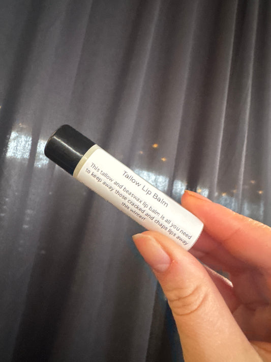 Tallow lip balm